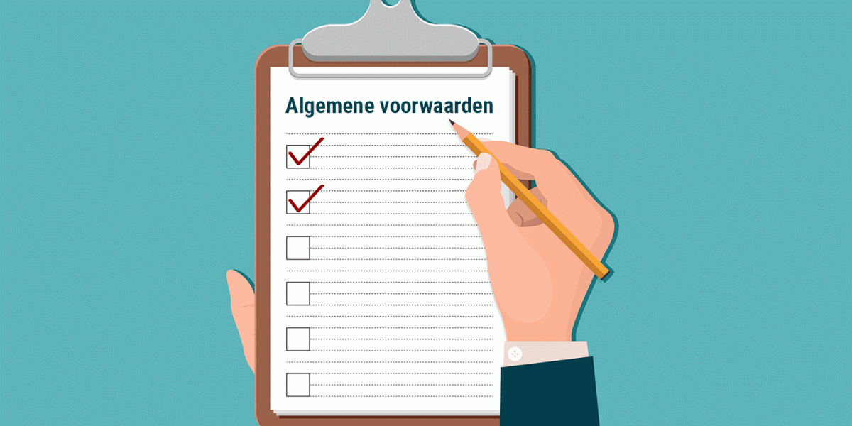 checklist van algemene voorwaarden