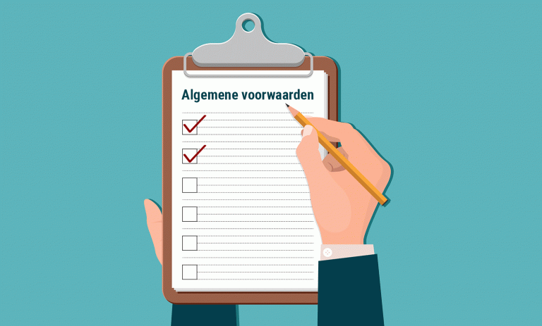 checklist van algemene voorwaarden