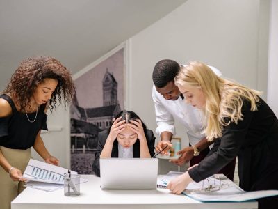 personeel in de stress op het werk