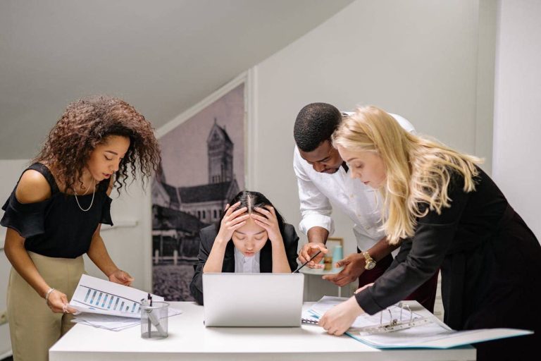 personeel in de stress op het werk